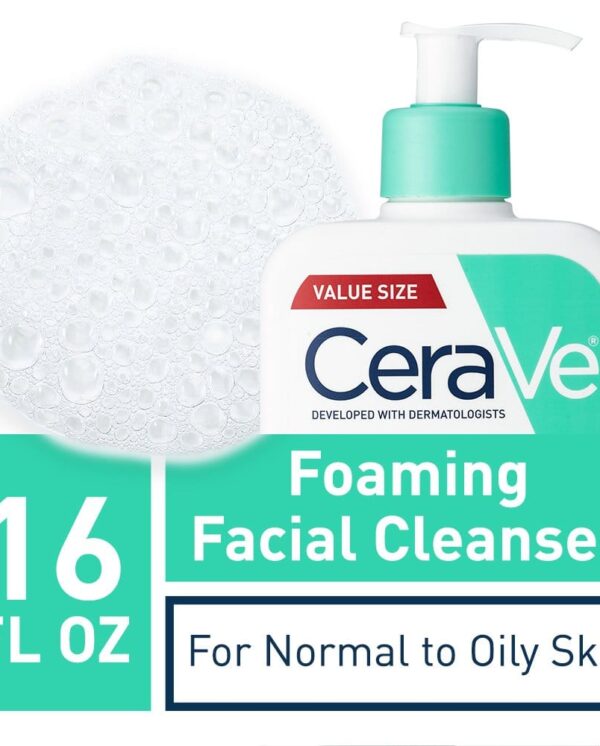 CeraVe Foaming Cleanser (Normal to Oily Skin) - 236ml 10