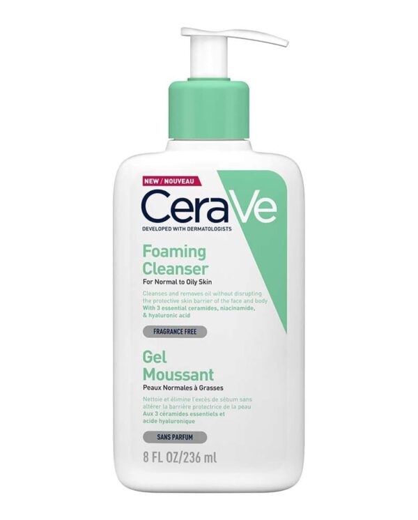 CeraVe Foaming Cleanser (Normal to Oily Skin) - 236ml 7_2