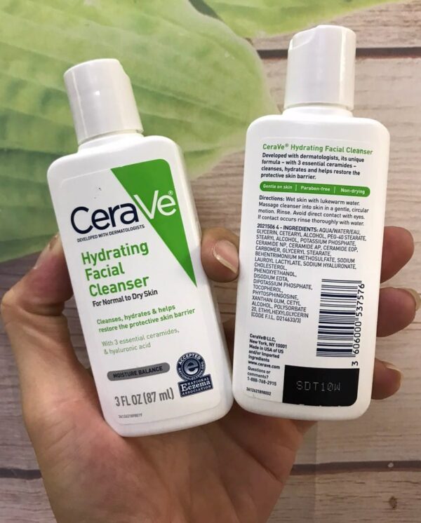 CeraVe Hydrating Facial Cleanser 87ml 10
