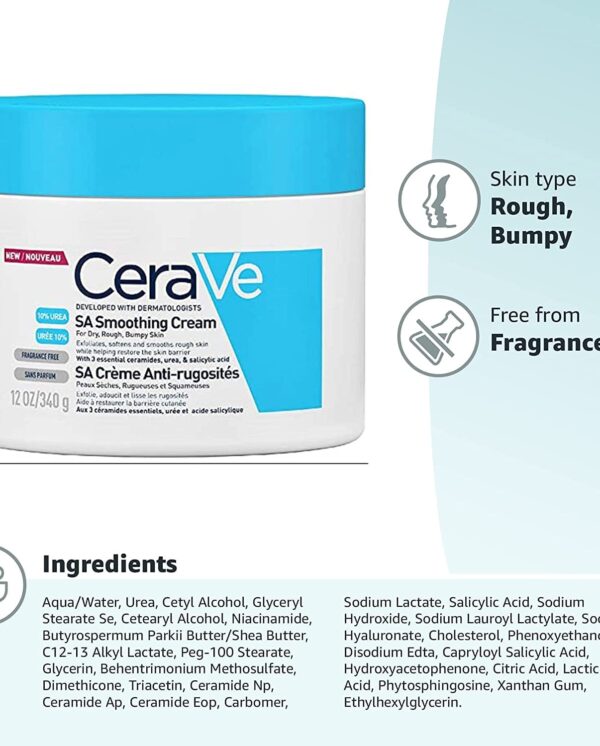 CeraVe SA Smoothing Cream 10_ UREA - 340ml 6