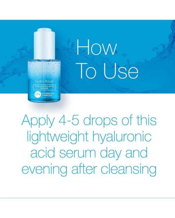 Neutrogena Hydro boost hyaluronic acid serum 8