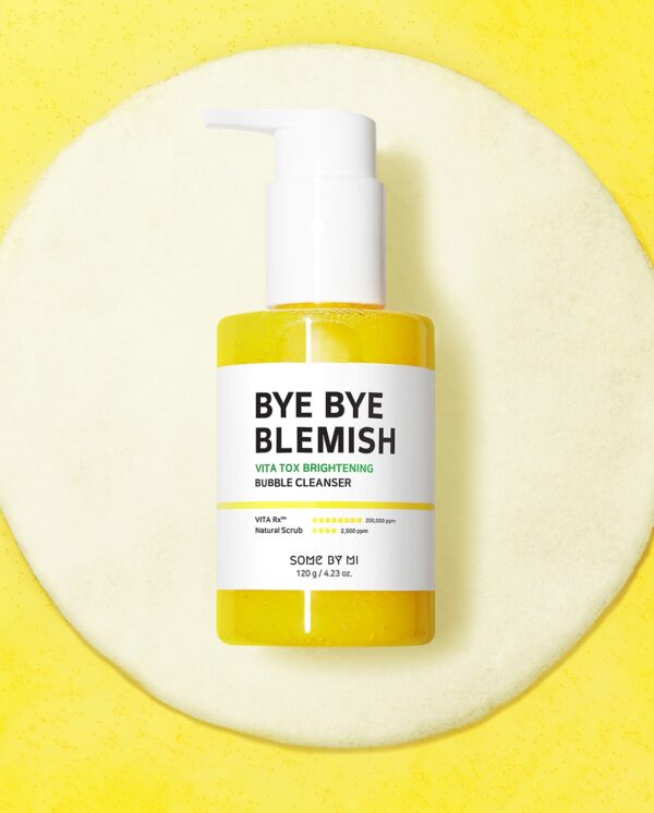 SOME BY MI Bye Bye Blemish Vitatox Brightening Bubble Cleanser (120g) 7