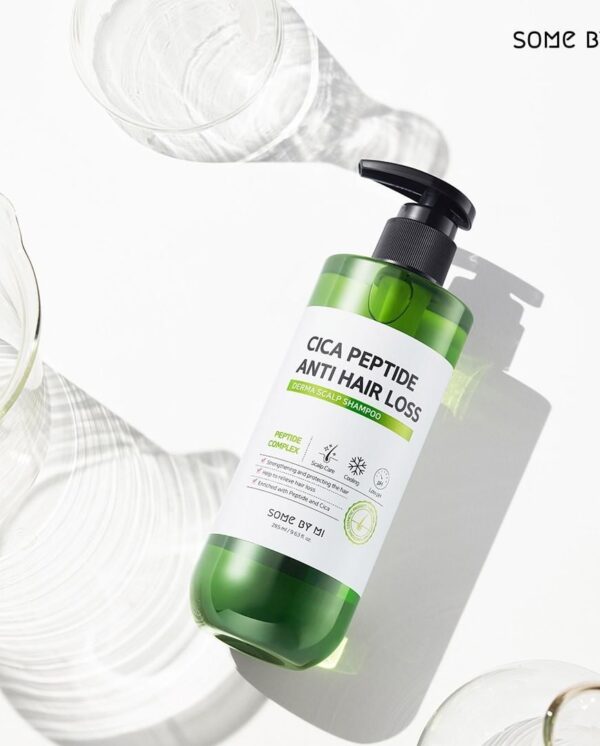 SOME BY MI Cica Peptide Anti Hair Loss Derma Scalp Shampoo (285ml) 9