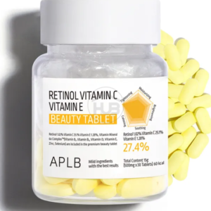 APLB Retinol Vitamin C Vitamin E Beauty Tablet 500mg x 30 Tablets