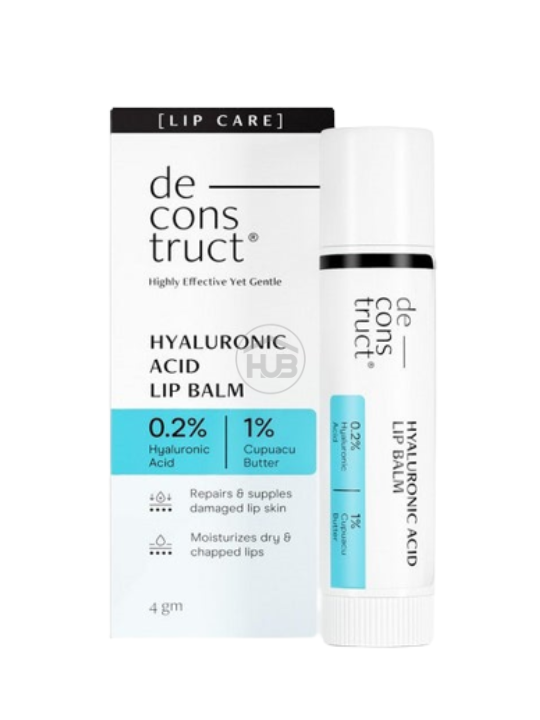 Decosntruct Hyaluronic Acid Lip Balm With SPF15 4gm