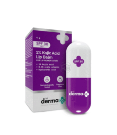 The Derma Co. 1% Kojic Acid Lip Balm SPF 30 PA++ With Alpha Arbutin & Hyaluronic Acid 4g