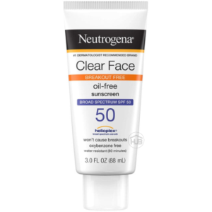 Neutrogena Clear Face Oil-Free Sunscreen SPF 50