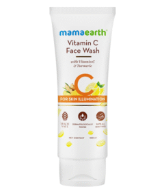 Mamaearth vitamin C face wash with vitamin C and turmeric for skin illumination