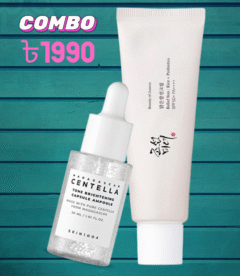 Brightening Combo: SKIN1004 Tone Brightening Capsule Ampoule 30ml & BOJ Relief Sunscreen 50ml