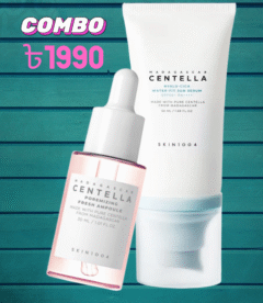 CENTELLA COMBO: SKIN1004 Poremizing Fresh Ampoule 30ml & SKIN1004 Hyalu-Cica Water-Fit Sun Serum 50ml