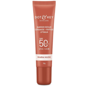 Dot & Key Barrier Repair Ceramide + Peptide Lip balm warm nude SPF50 10g