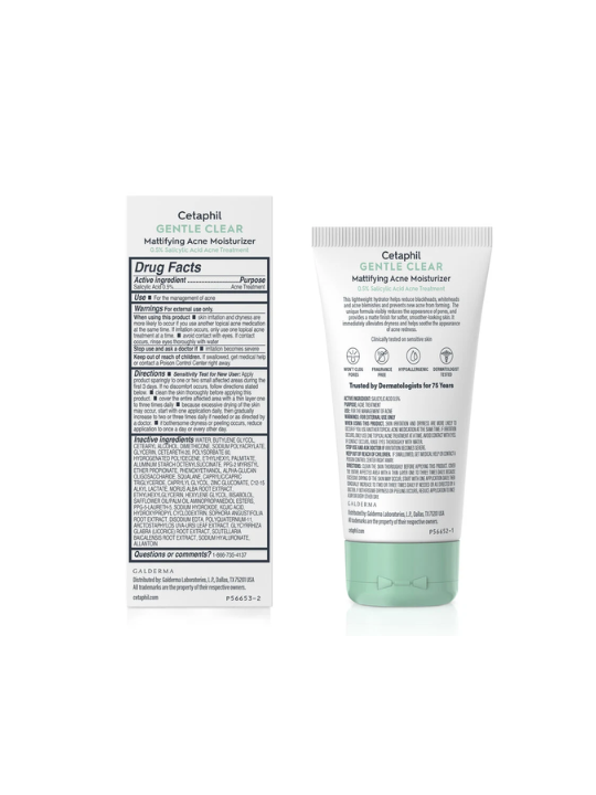 Cetaphil Gentle Clear Mattifying Acne Moisturizer 89ml - Image 5