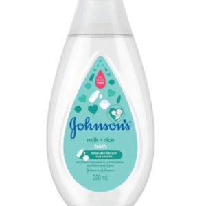 Johnson’s Milk + Rice Hair And Body Baby Bath 200ml