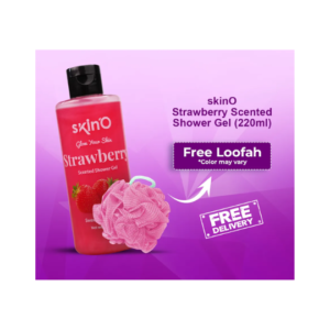 skinO Strawberry Scented Shower Gel 220ml