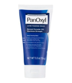 Panoxyl Acne Foaming Wash Benzoyl Peroxide 10% -156 g