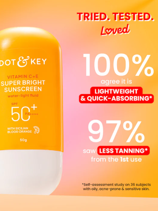 Dot & Key Vitamin C + E Super Bright Sunscreen SPF 50+ PA++++ - Image 2