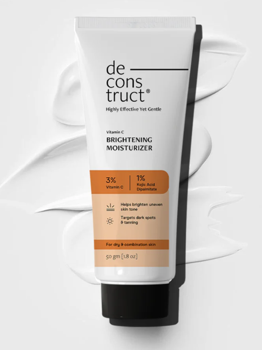 Deconstruct Brightening Moisturizer- 3% Vitamin C + 1% Kojic Acid Dipalmitate 50g