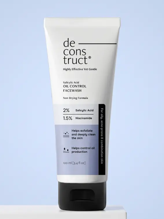 Deconstruct Salicylic Acid Oil Control Face Wash 100ml